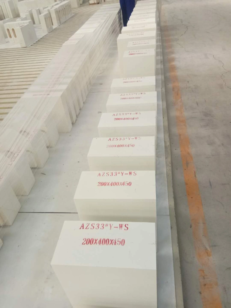 Used Glass Furnace Refractories Azs Bricks