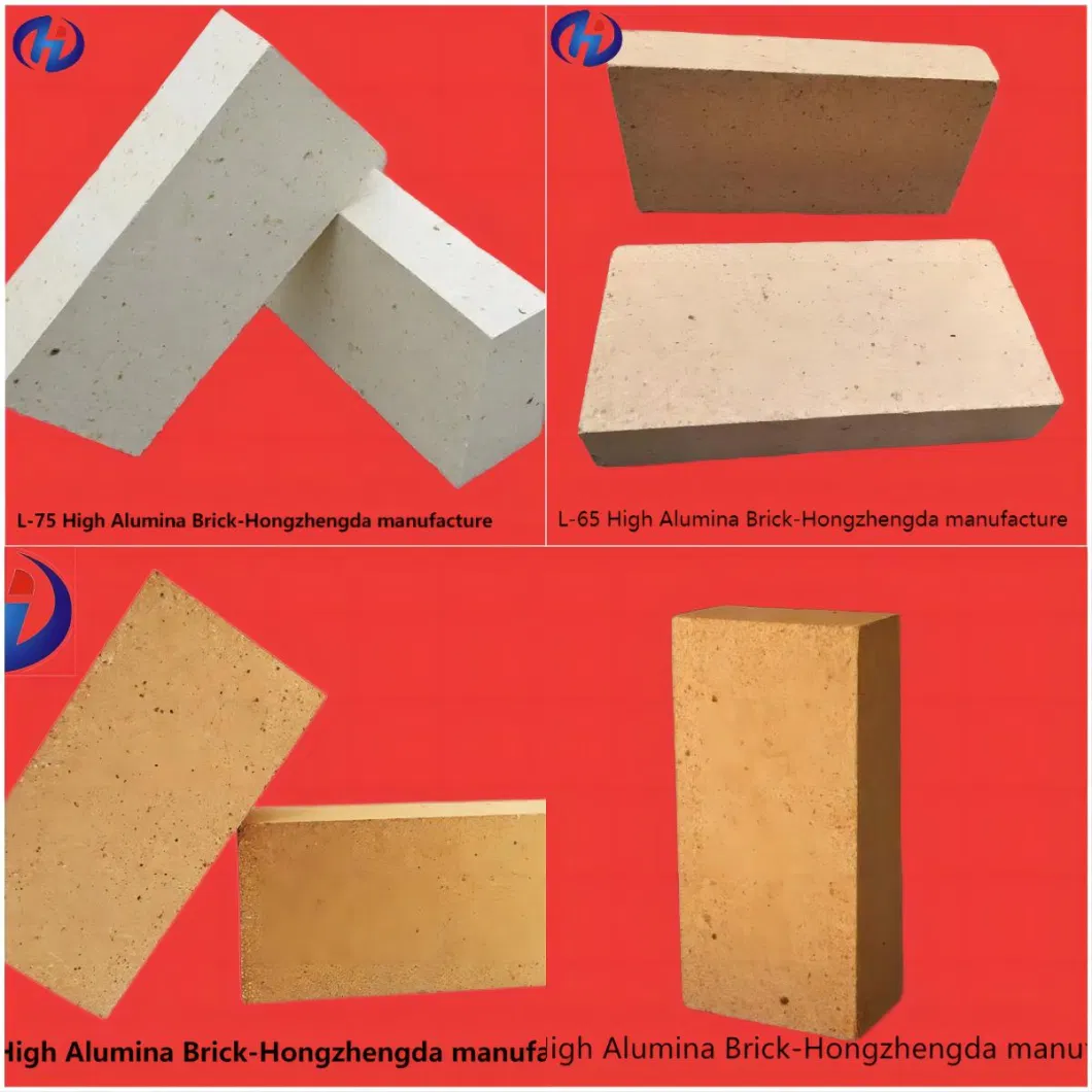 Resistant to Acid and Alkali Erosion Low Creep High Alumina Bricks, High Quality Refractories, Factory Price